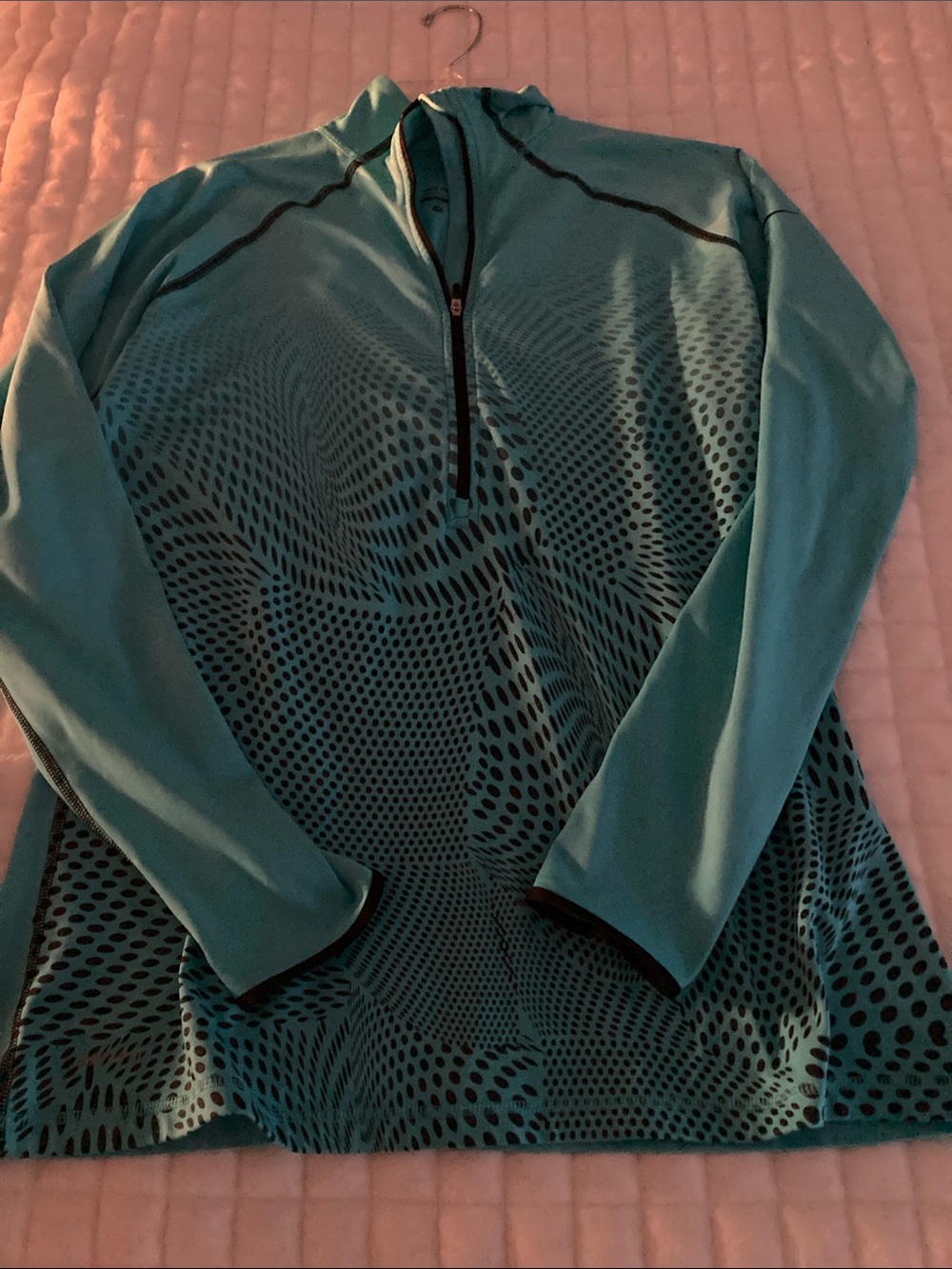 Nike Pro Teal Performance Top with Black Logo. Size XL.
